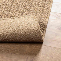 Tappeto ZIZUR Beige 100x200 cm Aspetto Iuta Interni ed Esterni 4010392