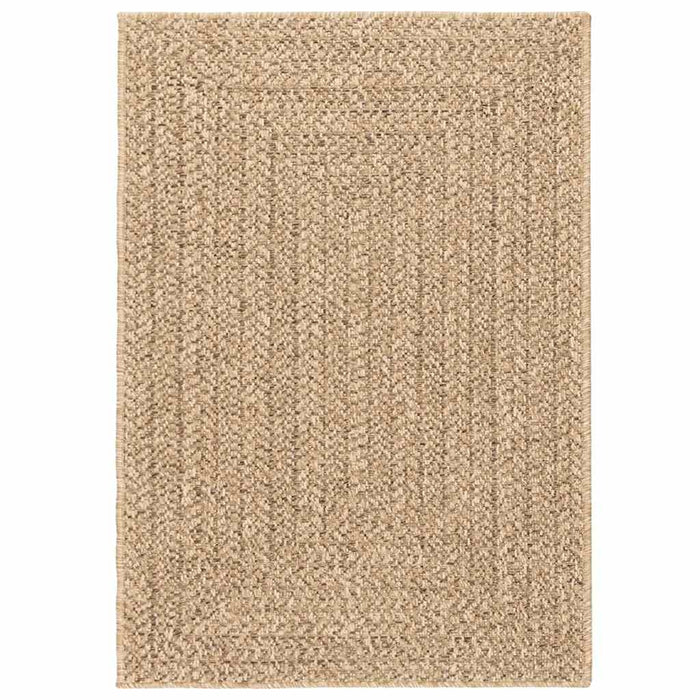 Tappeto ZIZUR Beige 120x170 cm Aspetto Iuta Interni ed Esterni 4010394