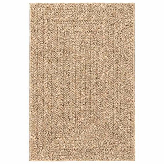 Tappeto ZIZUR Beige 140x200 cm Aspetto Iuta Interni ed Esterni 4010395