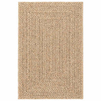 vidaXL Tappeto ZIZUR Beige 140x200 cm Aspetto Iuta Interni ed Esterni