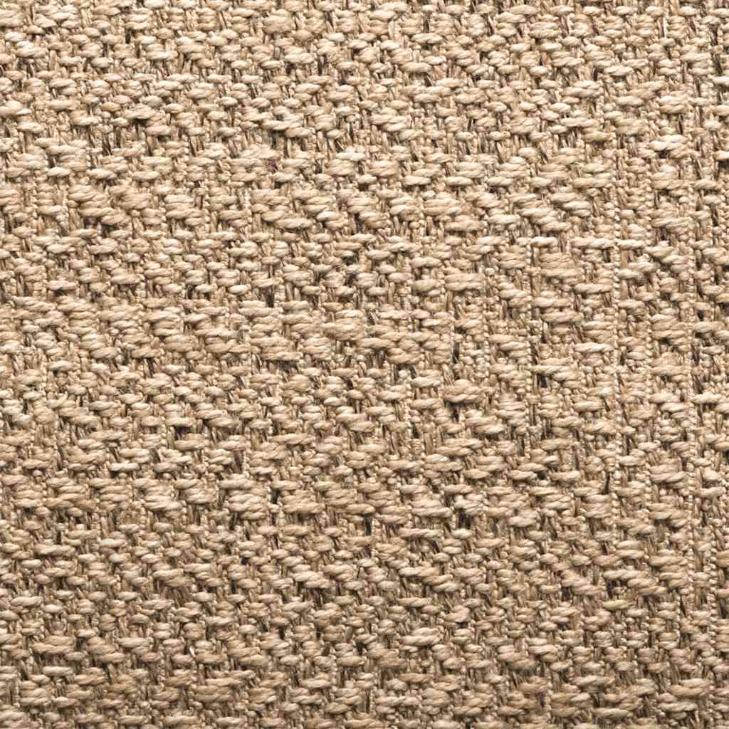 vidaXL Tappeto ZIZUR Beige 140x200 cm Aspetto Iuta Interni ed Esterni