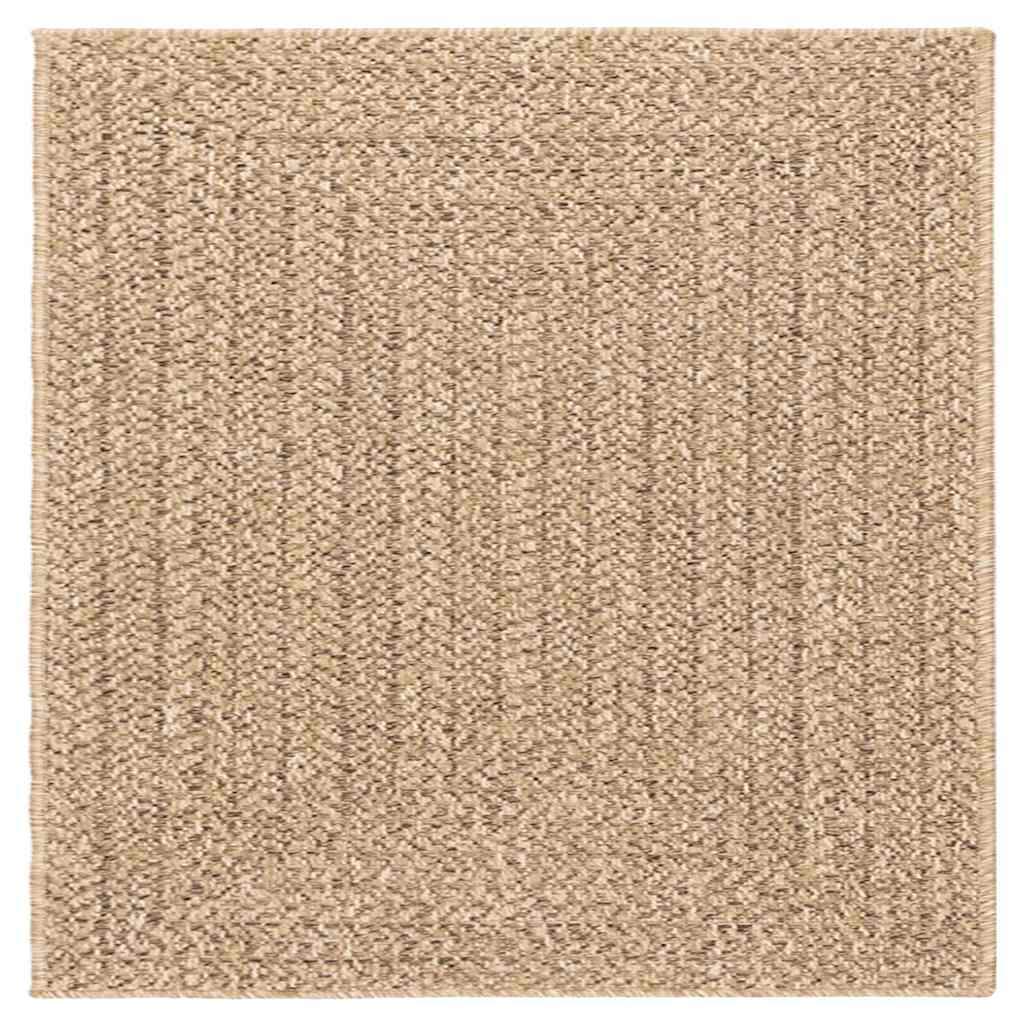 Tappeto ZIZUR Beige 200x290 cm Aspetto Iuta Interni ed Esterni