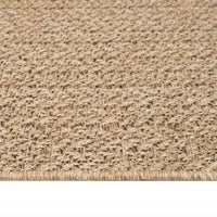 vidaXL Tappeto ZIZUR Beige 240x240 cm Aspetto Iuta Interni ed Esterni
