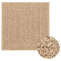 vidaXL Tappeto ZIZUR Beige 240x340 cm Aspetto Iuta Interni ed Esterni