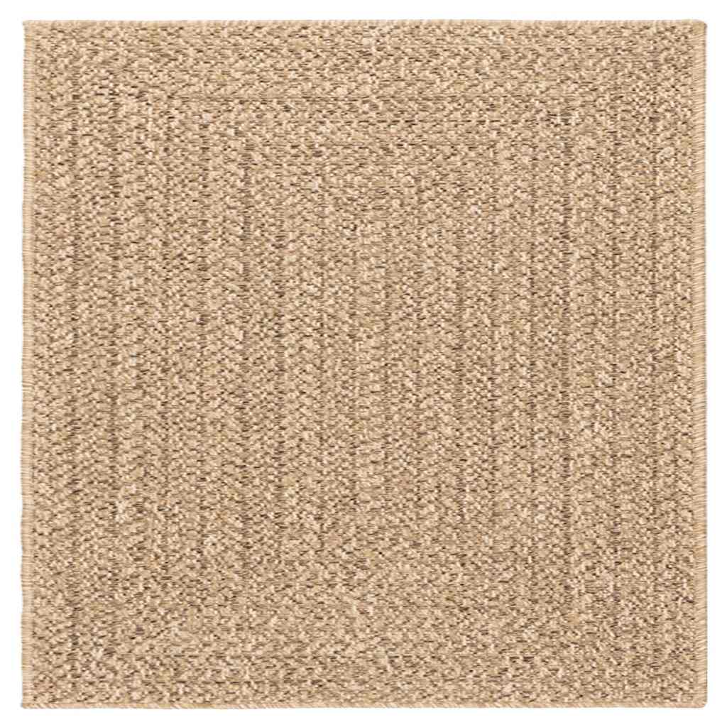 Tappeto ZIZUR Beige 240x340 cm Aspetto Iuta Interni ed Esterni 4010400