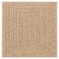 Tappeto ZIZUR Beige 240x340 cm Aspetto Iuta Interni ed Esterni 4010400