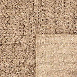 Tappeto ZIZUR Beige 240x340 cm Aspetto Iuta Interni ed Esterni 4010400