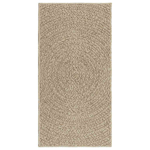 Tappeto ZIZUR Beige 60x110 cm Aspetto Iuta Interni ed Esterni 4010401
