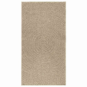 Tappeto ZIZUR Beige 80x150 cm Aspetto Iuta Interni ed Esterni 4010402