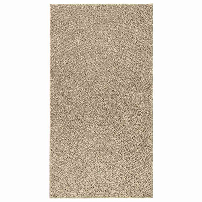 Tappeto ZIZUR Beige 80x150 cm Aspetto Iuta Interni ed Esterni 4010402