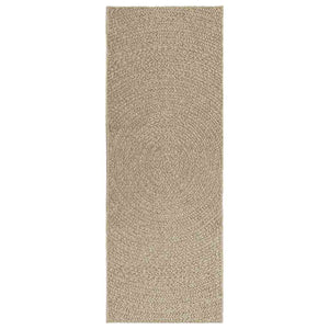 vidaXL Tappeto ZIZUR Beige 80x200 cm Aspetto Iuta Interni ed Esterni