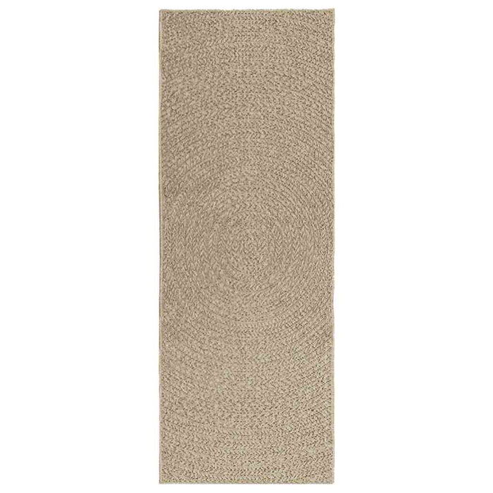 vidaXL Tappeto ZIZUR Beige 80x200 cm Aspetto Iuta Interni ed Esterni