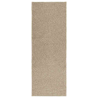 Tappeto ZIZUR Beige 80x200 cm Aspetto Iuta Interni ed Esterni 4010403