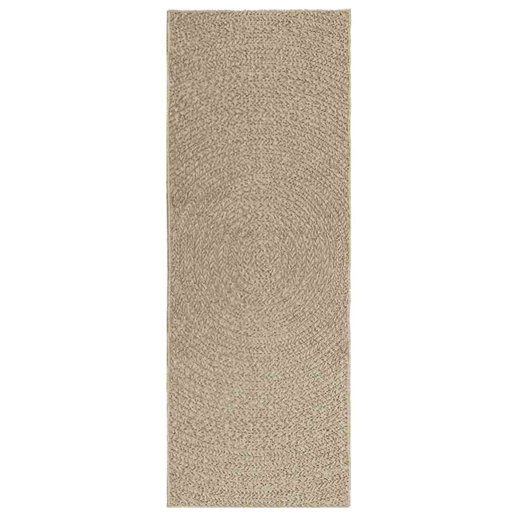 vidaXL Tappeto ZIZUR Beige 80x200 cm Aspetto Iuta Interni ed Esterni