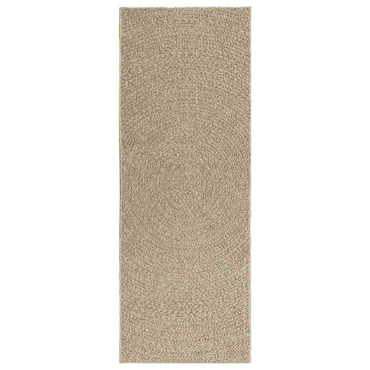 vidaXL Tappeto ZIZUR Beige 80x200 cm Aspetto Iuta Interni ed Esterni