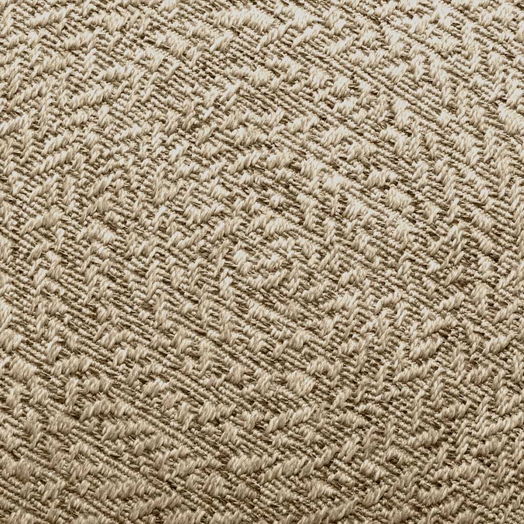 Tappeto ZIZUR Beige 80x250 cm Aspetto Iuta Interni ed Esterni 4010404