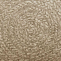 vidaXL Tappeto ZIZUR Beige 120x120 cm Aspetto Iuta Interni ed Esterni
