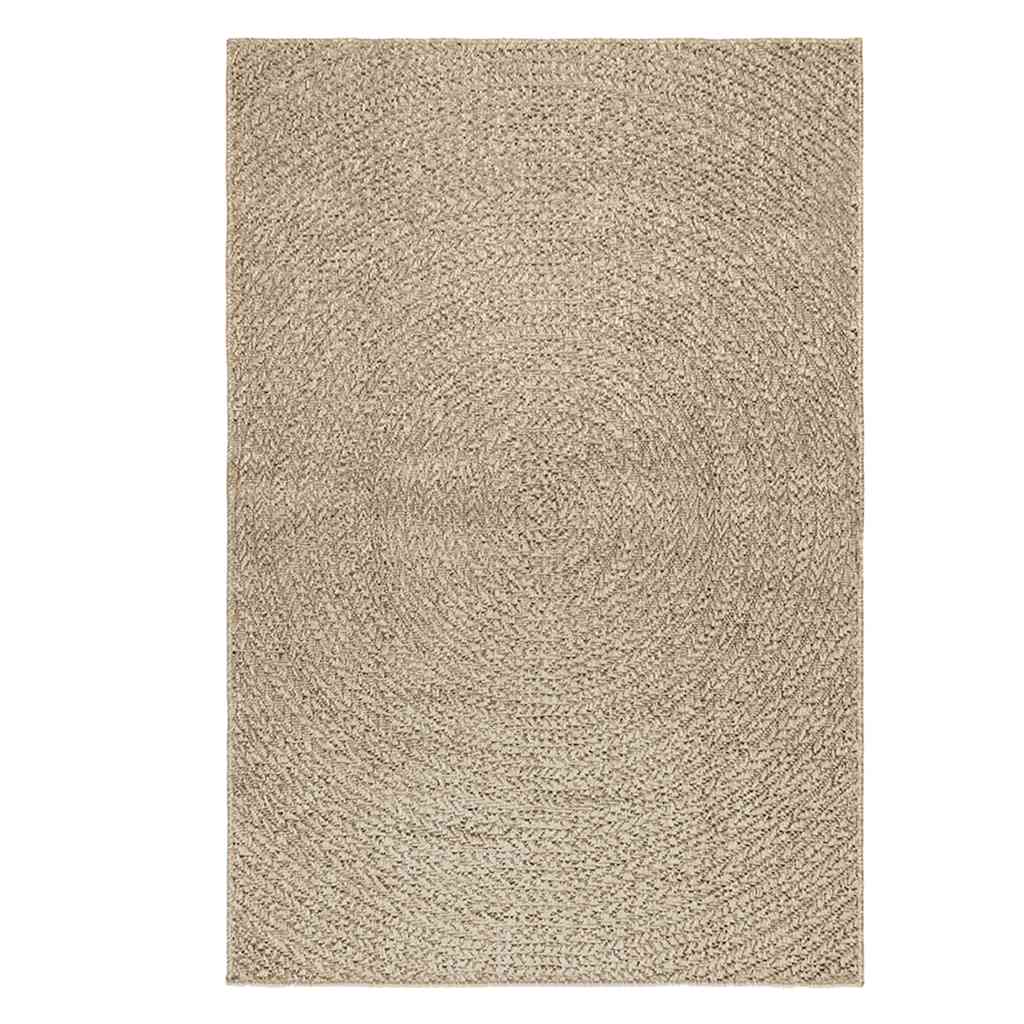 Tappeto ZIZUR Beige 120x170 cm Aspetto Iuta Interni ed Esterni 4010407