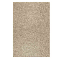 vidaXL Tappeto ZIZUR Beige 120x170 cm Aspetto Iuta Interni ed Esterni