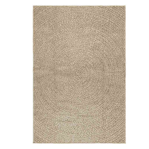vidaXL Tappeto ZIZUR Beige 120x170 cm Aspetto Iuta Interni ed Esterni