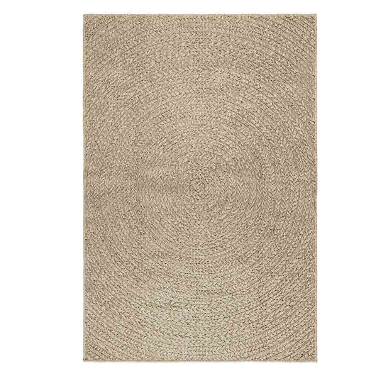 vidaXL Tappeto ZIZUR Beige 120x170 cm Aspetto Iuta Interni ed Esterni