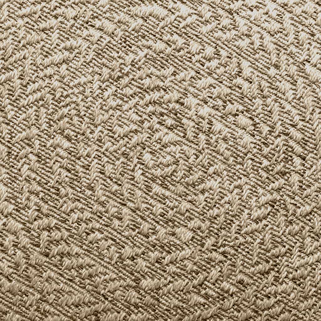 vidaXL Tappeto ZIZUR Beige 120x170 cm Aspetto Iuta Interni ed Esterni
