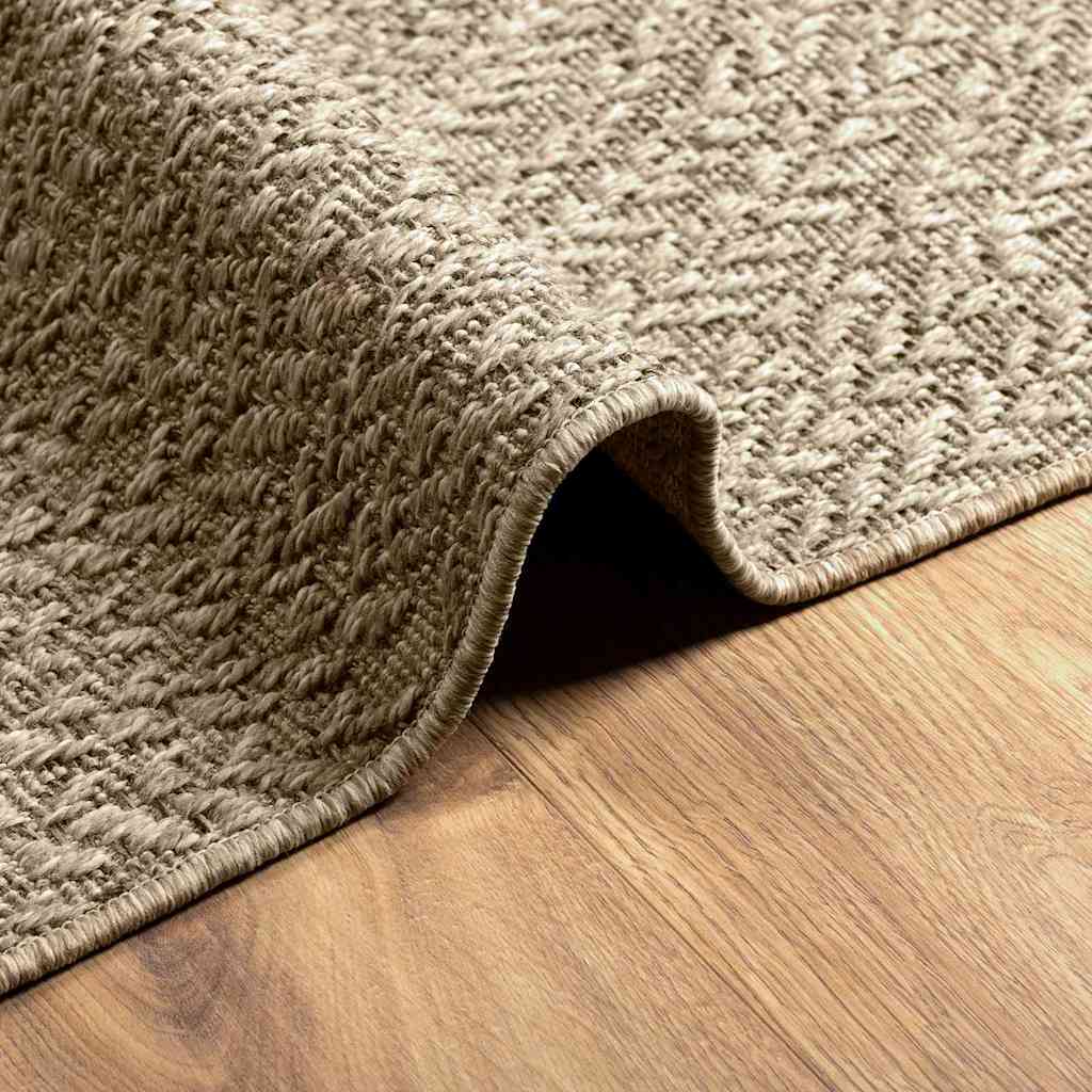 vidaXL Tappeto ZIZUR Beige 120x170 cm Aspetto Iuta Interni ed Esterni
