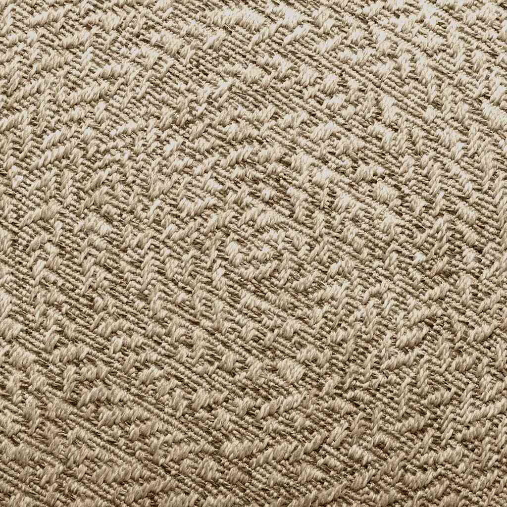 Tappeto ZIZUR Beige 140x200 cm Aspetto Iuta Interni ed Esterni 4010408