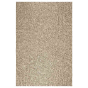 Tappeto ZIZUR Beige 160x230 cm Aspetto Iuta Interni ed Esterni