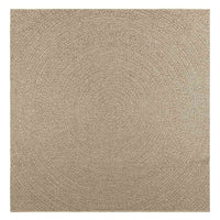 vidaXL Tappeto ZIZUR Beige 200x200 cm Aspetto Iuta Interni ed Esterni