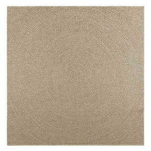 vidaXL Tappeto ZIZUR Beige 200x200 cm Aspetto Iuta Interni ed Esterni