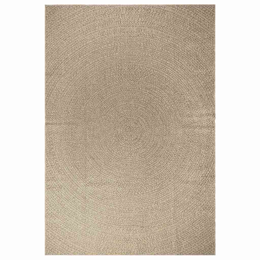 Tappeto ZIZUR Beige 200x290 cm Aspetto Iuta Interni ed Esterni 4010411