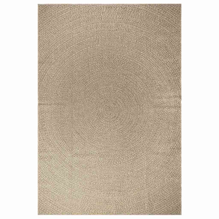 Tappeto ZIZUR Beige 200x290 cm Aspetto Iuta Interni ed Esterni 4010411