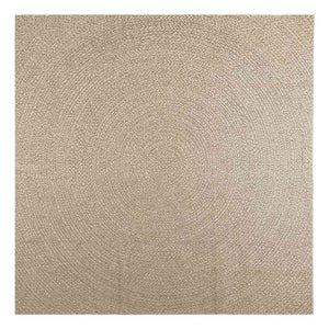 vidaXL Tappeto ZIZUR Beige 240x240 cm Aspetto Iuta Interni ed Esterni