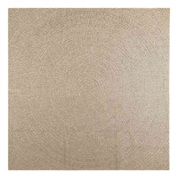 vidaXL Tappeto ZIZUR Beige 240x240 cm Aspetto Iuta Interni ed Esterni
