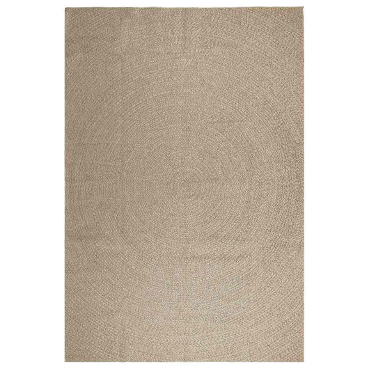 vidaXL Tappeto ZIZUR Beige 240x340 cm Aspetto Iuta Interni ed Esterni