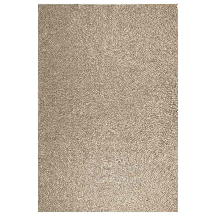 Tappeto ZIZUR Beige 240x340 cm Aspetto Iuta Interni ed Esterni 4010413