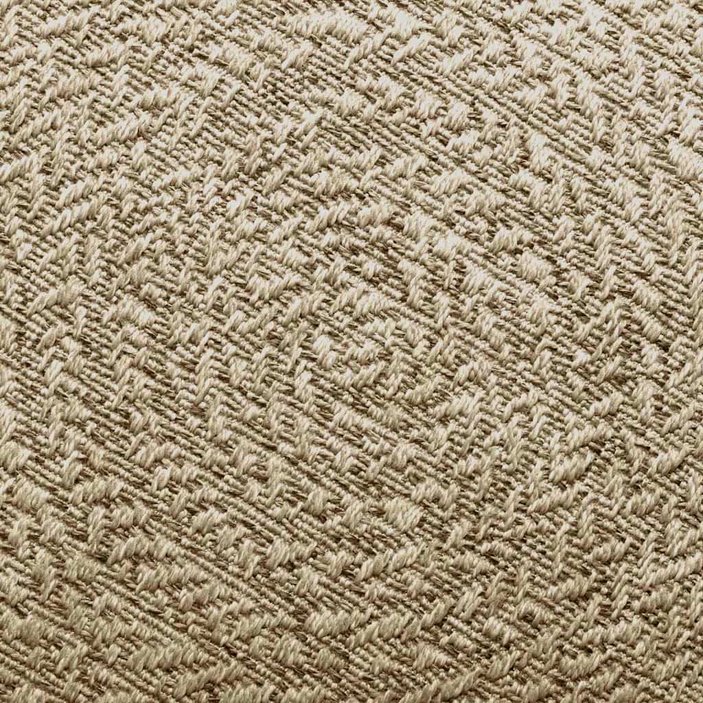 Tappeto ZIZUR Beige 240x340 cm Aspetto Iuta Interni ed Esterni 4010413
