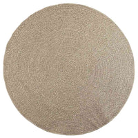 Tappeto ZIZUR Beige Ø 200cm Aspetto Iuta per Interni ed Esterni 4010417