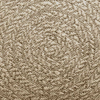 Tappeto ZIZUR Beige Ø 200cm Aspetto Iuta per Interni ed Esterni 4010417