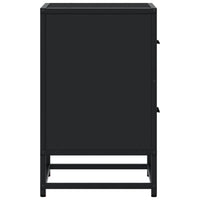 Comodino Nero 40x31x50 in Truciolato 848674