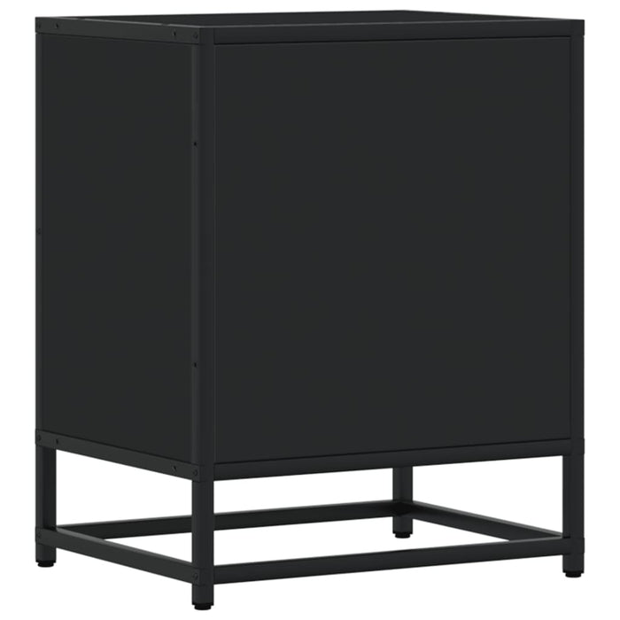 Comodino Nero 40x31x50 in Truciolato 848674