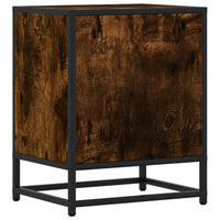 vidaXL Comodini Rovere Fumo 2 pz 40x31x50 cm in Truciolato