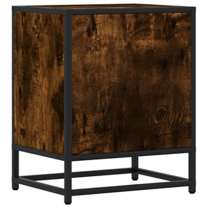 vidaXL Comodini Rovere Fumo 2 pz 40x31x50 cm in Truciolato