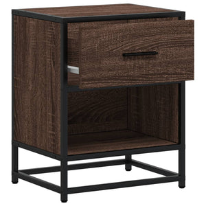 vidaXL Comodini Rovere Marrone 2 pz 40x31x50 cm in Truciolato