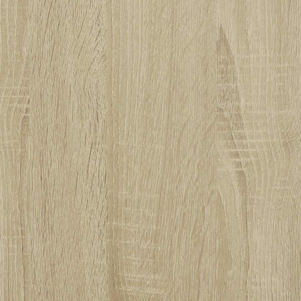 vidaXL Comodino Rovere Sonoma 40x31x50 cm Legno Multistrato e Metallo