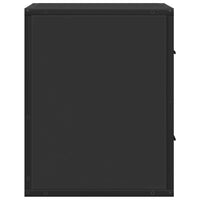 Comodini a Muro 2 pz-Set di 2 Tavolino da notte Nero 40x31x39,5 cm 600717