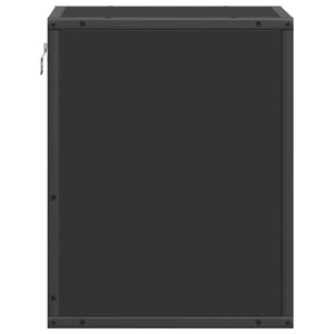 Comodini a Muro 2 pz-Set di 2 Tavolino da notte Nero 40x31x39,5 cm 521453