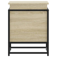 Contenitore con Coperchio Rovere Sonoma 40x40x51,5cm Truciolato 848790