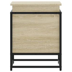 Contenitore con Coperchio Rovere Sonoma 40x40x51,5cm Truciolato 848790